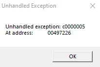 Vice City crash dialog